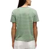 Black Diamond Playera Outdoor Stripe Mujer - Green