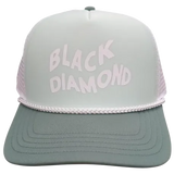 Black Diamond Flat Bill Trucker - Foam Green/Laurel
