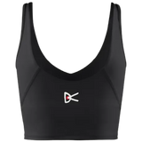 DISTRICT VISION Sports Bra Mujer Running Twin Layer - Black