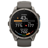 Reloj Garmin Running Fenix 9 47 mm - Gris Titanio