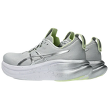 ASICS Tenis Hombre Running NIMBUS 28 - Platinum / Glow Green