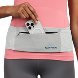 NATHAN Running Belt UNISEX Zipster Max - Gris