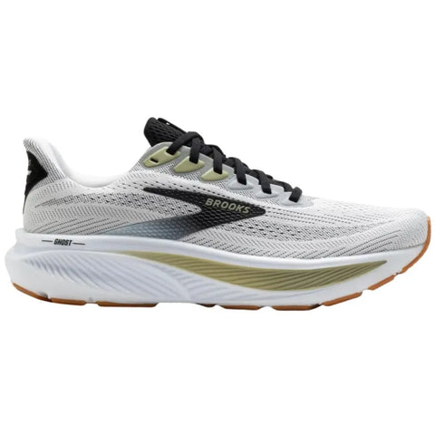 Tenis Hombre Brooks Ghost 17 - White/Black/Tea
