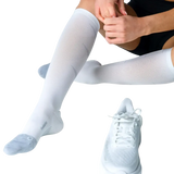 Feetures Calcetines Running Graduated Compression - White