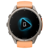 Reloj Garmin Running Fenix 9 Pro 43 mm - Rosa Pastel/Naranja Otoñal