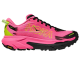 Hoka Mafate 5 Mujer - Neon Rose / Black