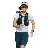 Aonijie Chaleco de Hidratacion UNISEX Trail Running Cross Country 10L - Negro