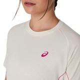 Playera Asics Mujer Padel Game All Over Print  - Blanco