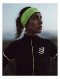 Compressport Headband On/Off Flash - Fluo Yellow/Black