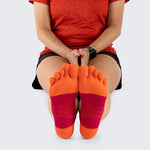 Calcetas Deportivas Injinji Women's Run No Show / Chili