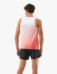 Compressport Performance Singlet HOMBRE - Fluo Red/White