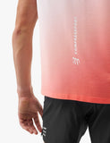 Compressport Performance Singlet HOMBRE - Fluo Red/White