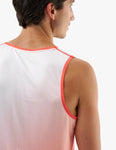 Compressport Performance Singlet HOMBRE - Fluo Red/White