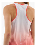 Compressport Performance Singlet MUJER - Fluo Red/White
