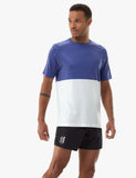 Compressport Performance SS Tshirt Men - Orient Blue/Star White