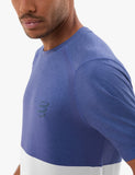 Compressport Performance SS Tshirt Men - Orient Blue/Star White