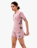 Compressport Performance T-Shirt Mujer - Zephyr Tie Dye