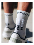 Compressport Pro Marathon Socks V2.0 - White/Black
