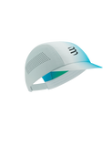 Gorra Compressport Pro Racing Cap - White/BlueGreen