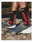 Compressport Pro Racing Socks V4.0 Trail - Black Red