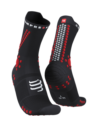 Compressport Pro Racing Socks V4.0 Trail - Black Red