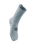 Compressport Pro Racing Socks v4.0 Ultralight Run High - White/Alloy
