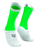 Compressport Pro Racing Socks V4.0 Bike - Neon Green/White