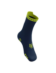 Compressport Pro Racing Socks V4.0 Run High -  Blues/Green Sheen