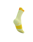 Compressport Pro Racing Socks V4.0 Run High - Elf Yellow/Fluo Red