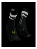 Compressport Pro Racing Socks V4.0 Run High Flash Black/Fluo Yellow