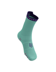 Compressport Pro Racing Socks v4.0 Run High - Shell Blue/Purple