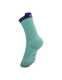 Compressport Pro Racing Socks v4.0 Run High - Shell Blue/Purple
