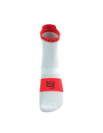 Compressport Pro Racing Socks V4.0 Run High - White/Fluo Red