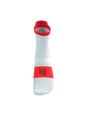 Compressport Pro Racing Socks V4.0 Run High - White/Fluo Red