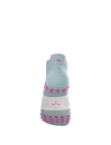 Compressport Pro Racing Socks V4.0 Run Low - Ether/Neon Pink