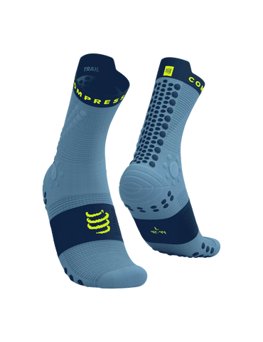 Compressport Pro Racing Socks v4.0 Trail - Denim/Poseidon