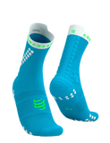 Compressport Pro Racing Socks v4.0 Trail - Norse Blue/Neon Green