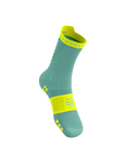 Compressport Pro Racing Socks V4.0 Trail Shell Blue/Safe Yellow