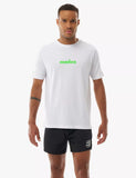 Compressport Playera Hombre Running Training IRONMAN 2026 - Neon Green/White