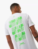 Compressport Playera Hombre Running Training IRONMAN 2026 - Neon Green/White
