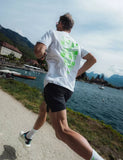 Compressport Playera Hombre Running Training IRONMAN 2026 - Neon Green/White