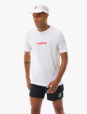 Compressport Playera Hombre Running Training IRONMAN 2026 - White/Neon Red