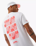 Compressport Playera Hombre Running Training IRONMAN 2026 - White/Neon Red