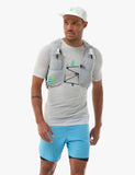 Chaleco Hidratación Compressport® Ultra Run Evo 10 Pack - Gray Violet/Blue-Green