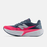 Tenis New Balance Mujer Running FuelCell Rebel V5 - Shadow Blue/Pink Head