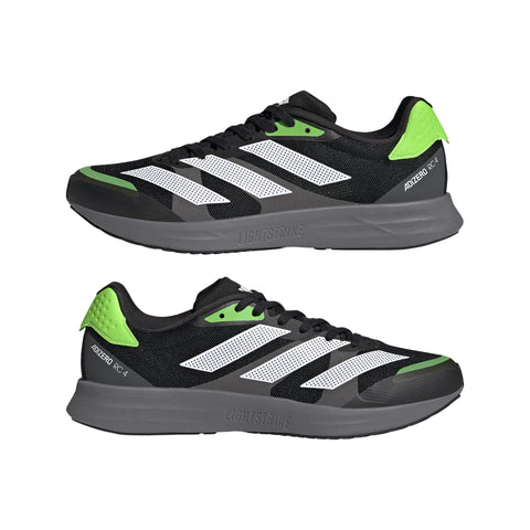 Adidas Adizero RC 4 Men Black/White/Green – Pangea Movements display picture 2