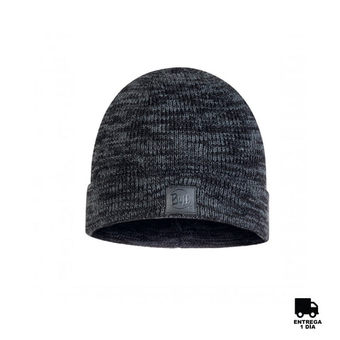Buff Knitted Hat Edik Graphite-