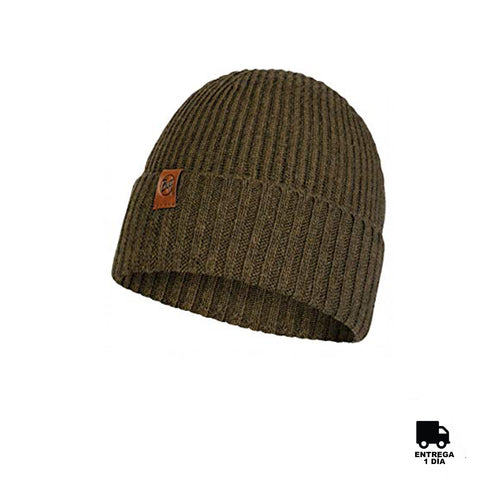 Buff Knitted Hat New Biorn Tundra Khaki-